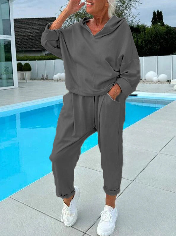 Sienna-Relaxed Hoodie And Jogger Set