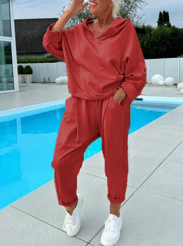 Sienna-Relaxed Hoodie And Jogger Set