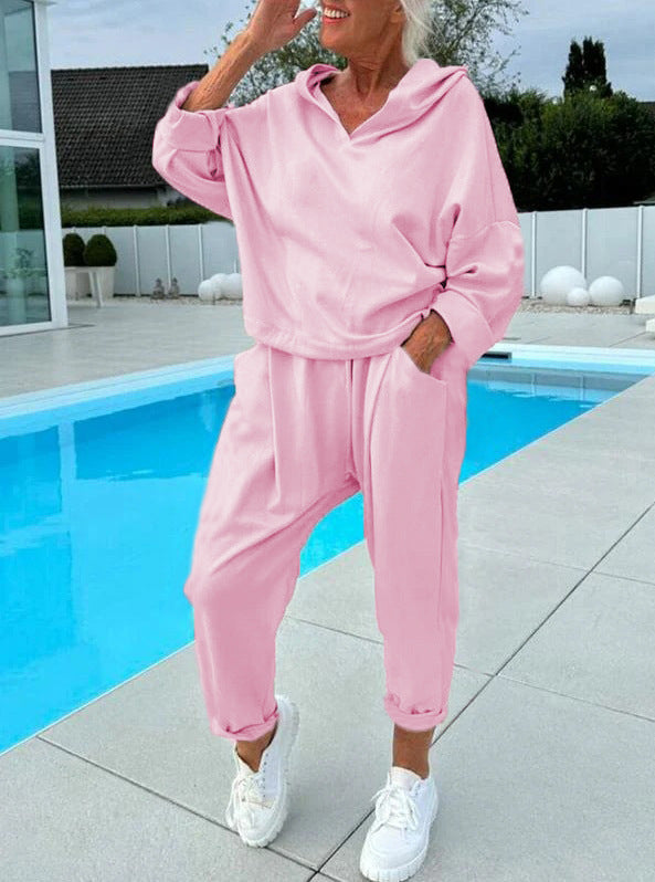 Sienna-Relaxed Hoodie And Jogger Set
