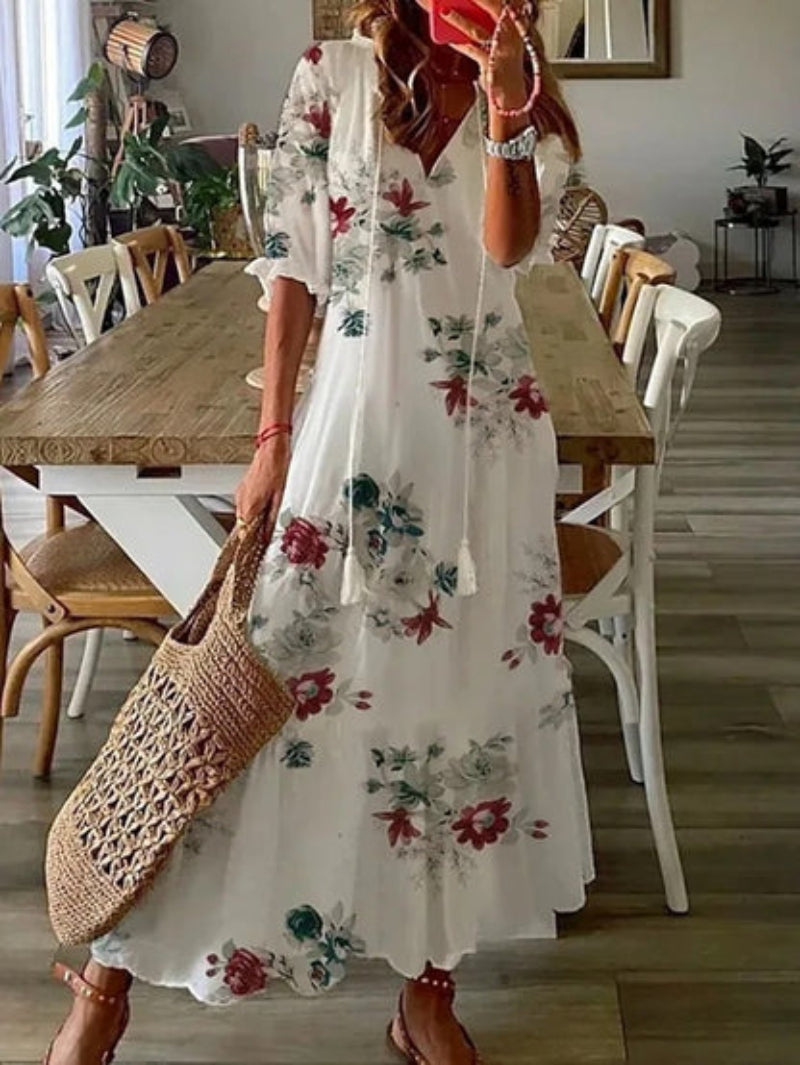 Amélie-Printed Dress