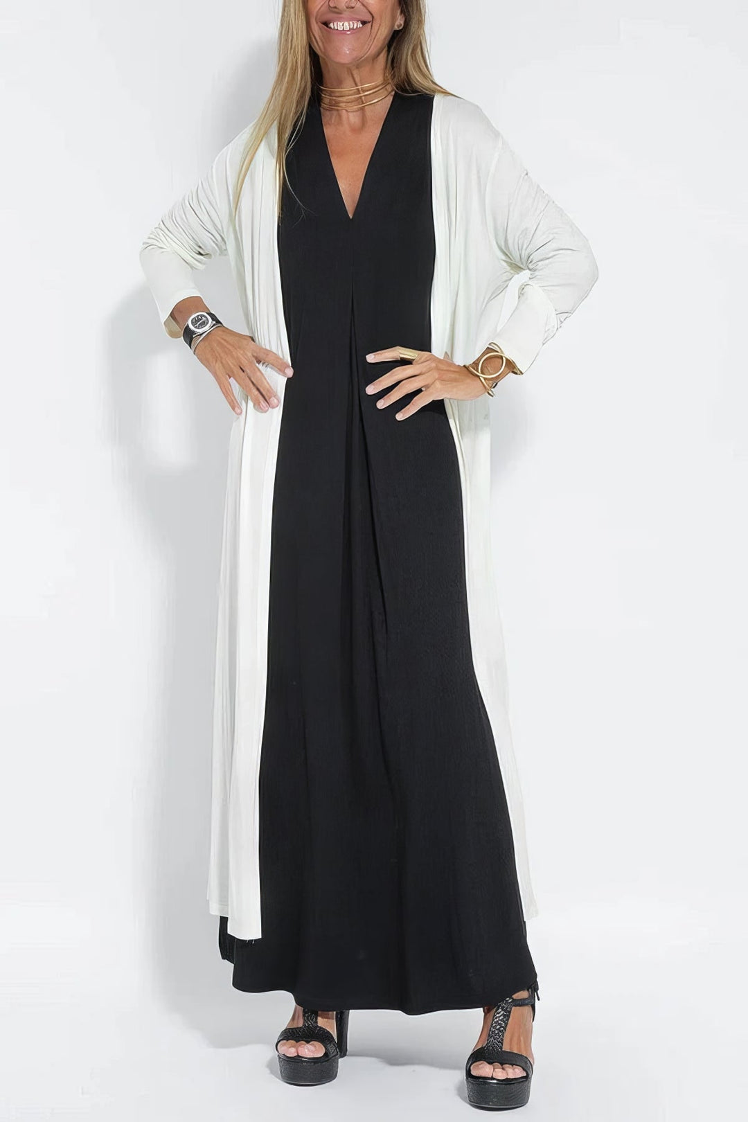 Elena - Relaxed Fit Dress & Matching Cardigan as a GIFT