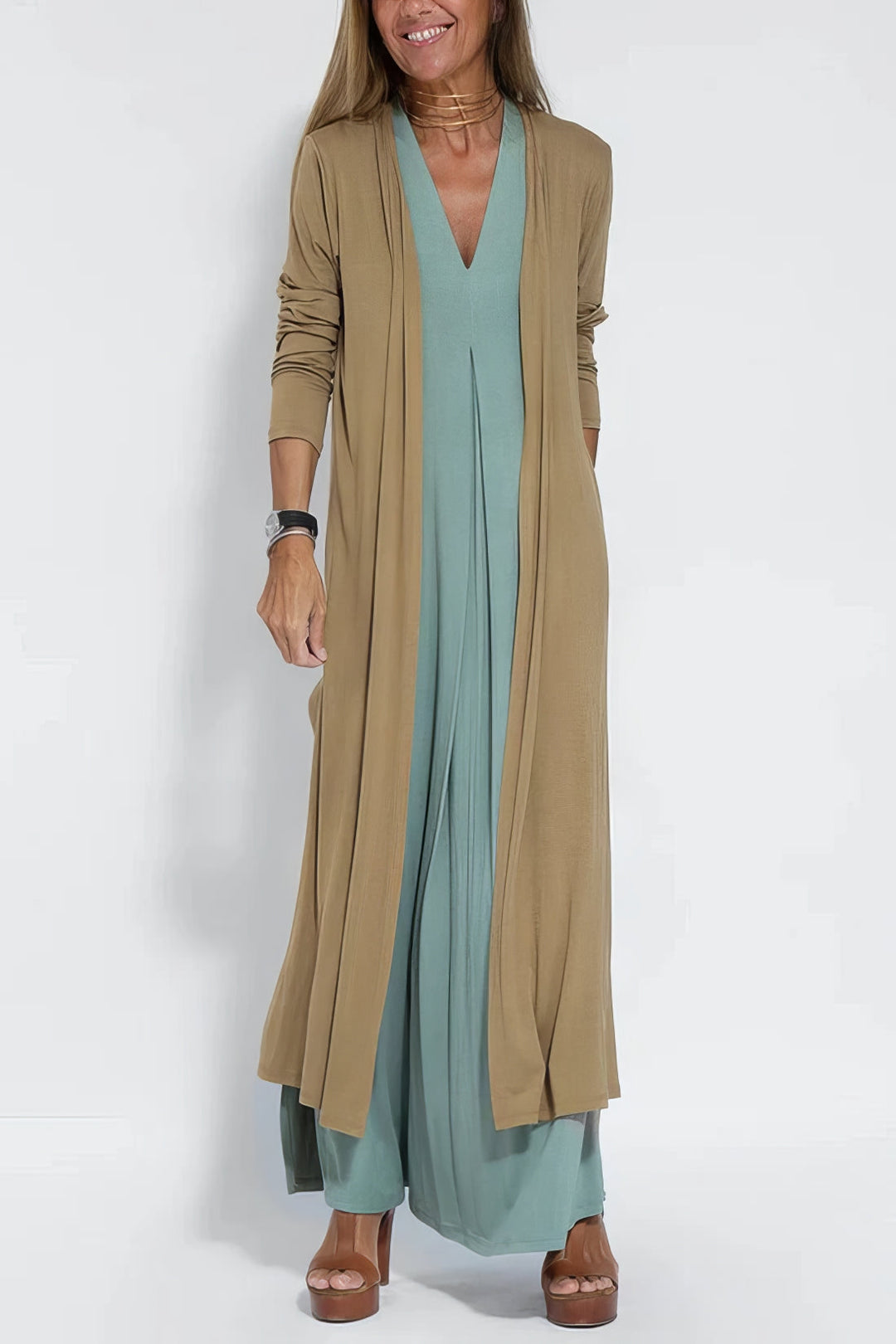 Elena - Relaxed Fit Dress & Matching Cardigan as a GIFT