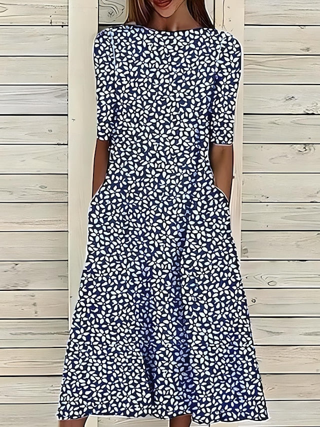 Celeste - Botanical Breeze Midi Dress